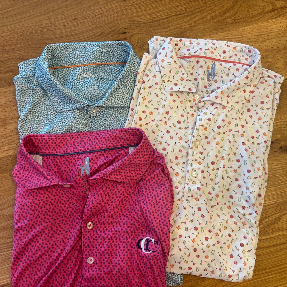 *MENS* Bundle of 3 Johnnie O Golf Shirts (XL)